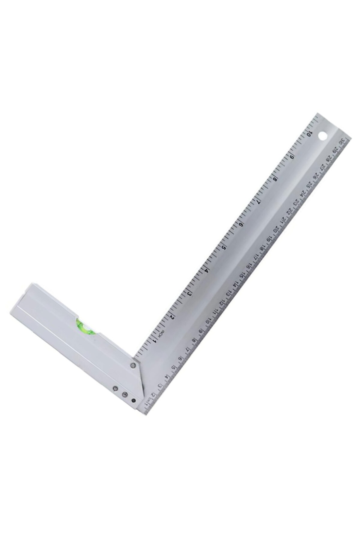 Genel Markalar First Su Terazili Alüminyum Marangoz Gönyesi L Cetvel 35 cm