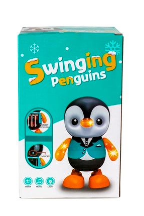Swinging Penguins - Hareketli - Sesli - Oyuncak Penguen - Oyuncak NY001932
