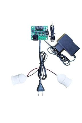 Dijital Termostatlı Kuluçka Kafes Isıtma Sistemi Çift Duylu Kullanıma Hazır multiteknikxm104