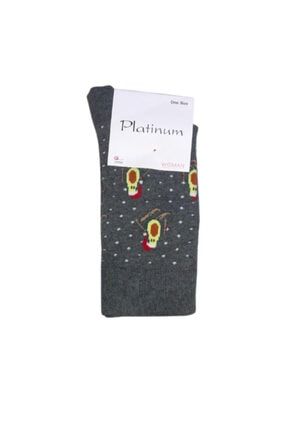 Kadın Penguen Desenli Çorap INCPLATINIUMPENGUEN