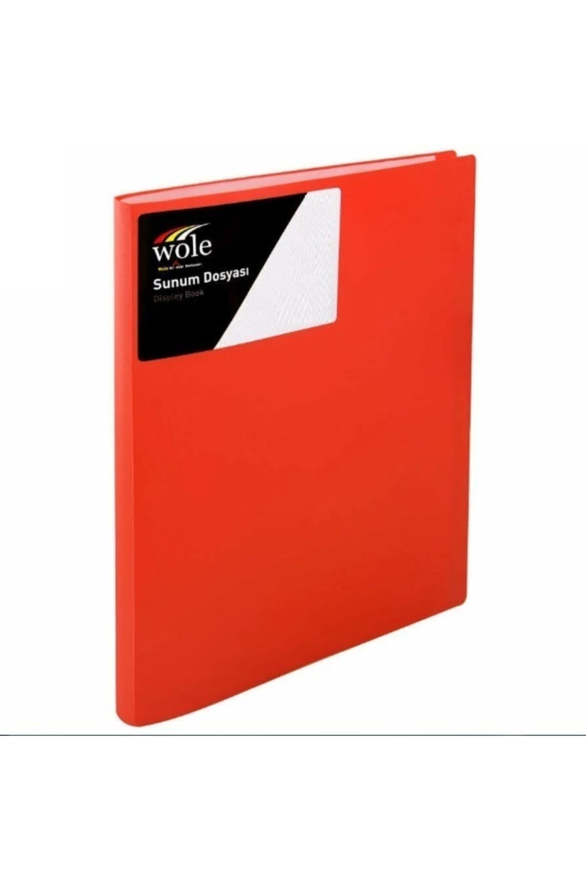 Önder Wole PP A4 Sunum Dosyası (Katalog Dosya) 30 Poşetli Kırmızı 1403-2