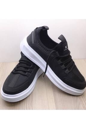 Erkek Siyah Beyaz Tabanlı Sneaker Ayakkabı PR7850