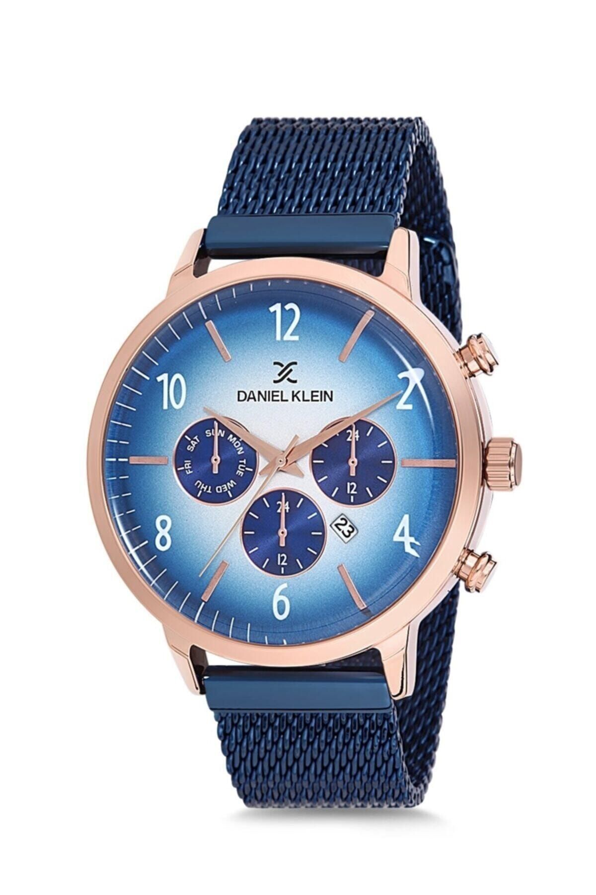 Daniel klein online navy blue watch