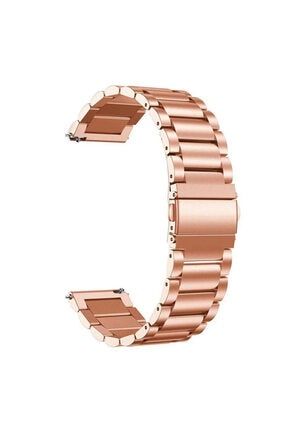 Samsung Galaxy Watch Active 2 40mm Uyumlu Rose Gold Metal Stainless Steel Kordon CS130-WTCH-ACTV2-40MM-MTL-STNLS