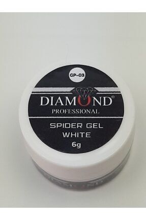 Beyaz Örümcek Ağı Efekti Jel 6 gr Nail Art Uv Spider Gel White 6gr