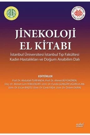 Jinekoloji El Kitabı-prof. Dr. Abdullah Turfanda- Tıp Kitabevleri TYA Jinekoloji El Kitabı