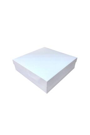 Komple Karton Kutu 35x35x10 Cm - 10 Adet Beyaz ETE6077Beyaz