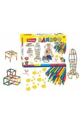 Heroes Toys 300 Parça Renkli Takmalı Bambu Çubukları PRA-3321844-609652353