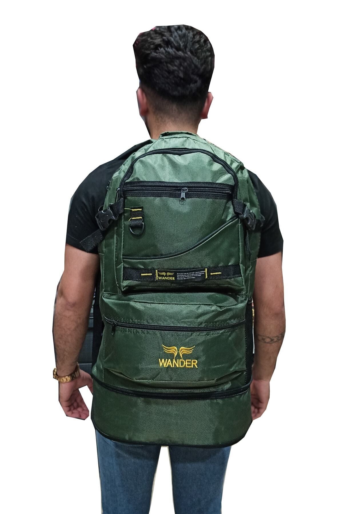 کوله پشتی زنانه خاکی ZERRİN | 1425878KM اورجینال - تصویر 3