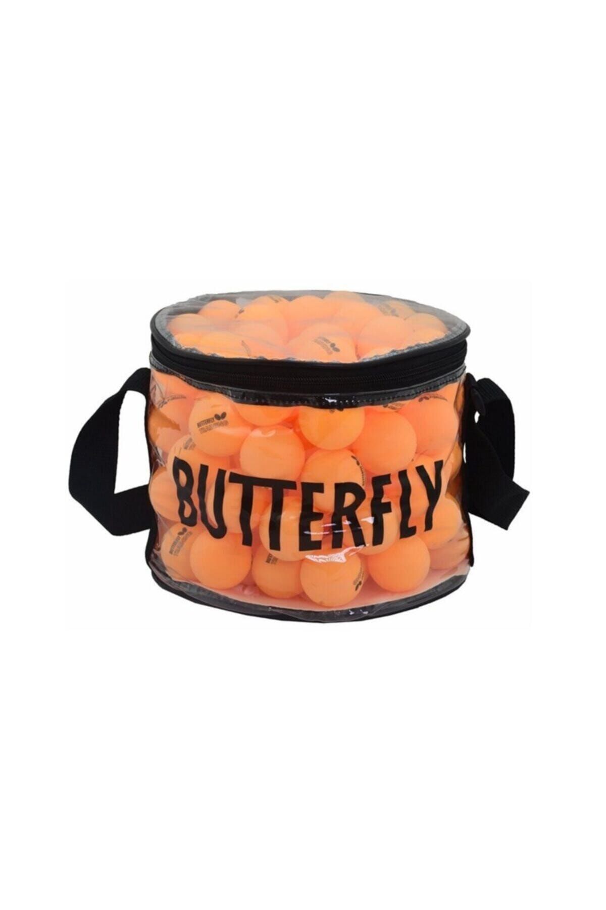 توپ پینگ پنگ سفید مردانه و زنانه Trainag Balls 100s کیف نارنجی 16005b o BUTTERFLY