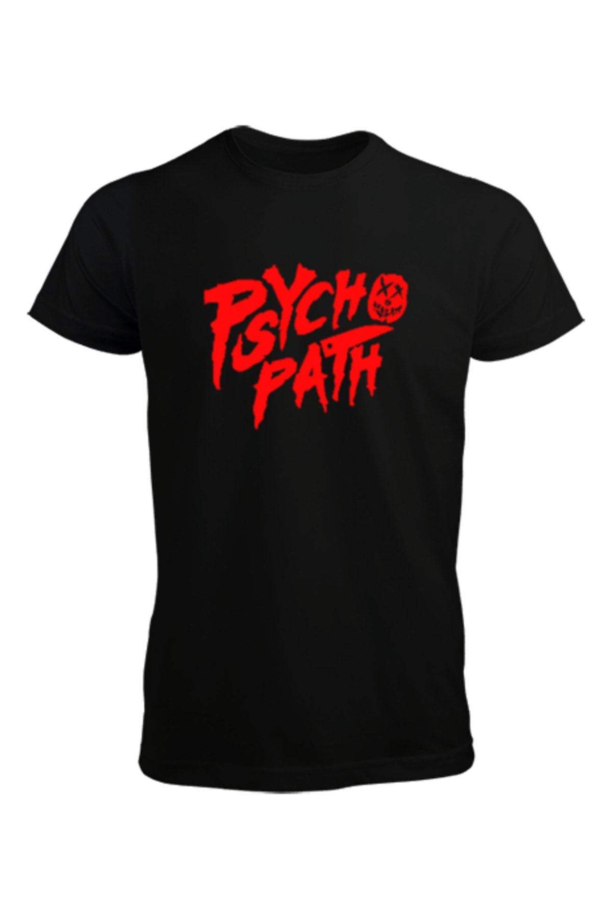 Tisho-Psychopath Men's Black T-Shirt 1