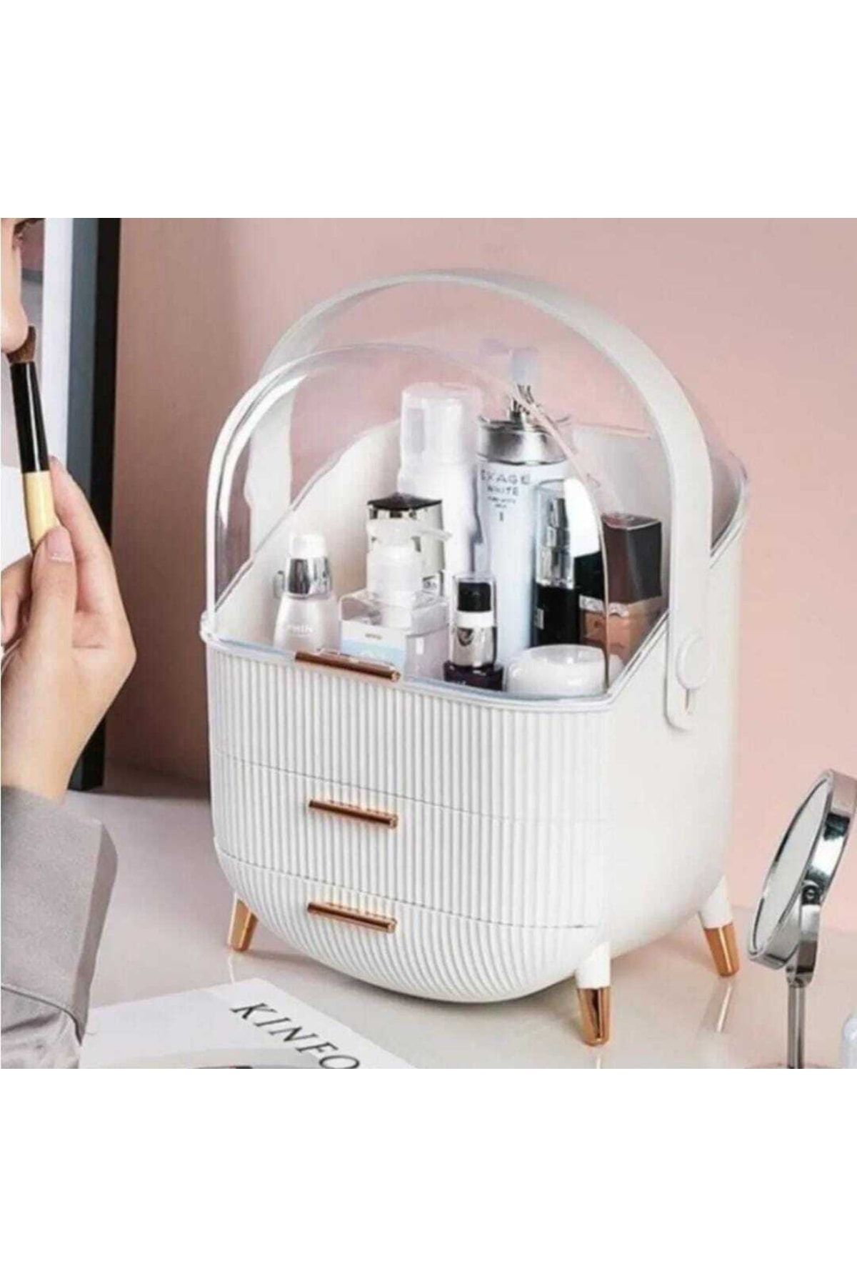 ALBAK Life Makeup Cosmetic Organizer Cream with Drawer - Trendyol