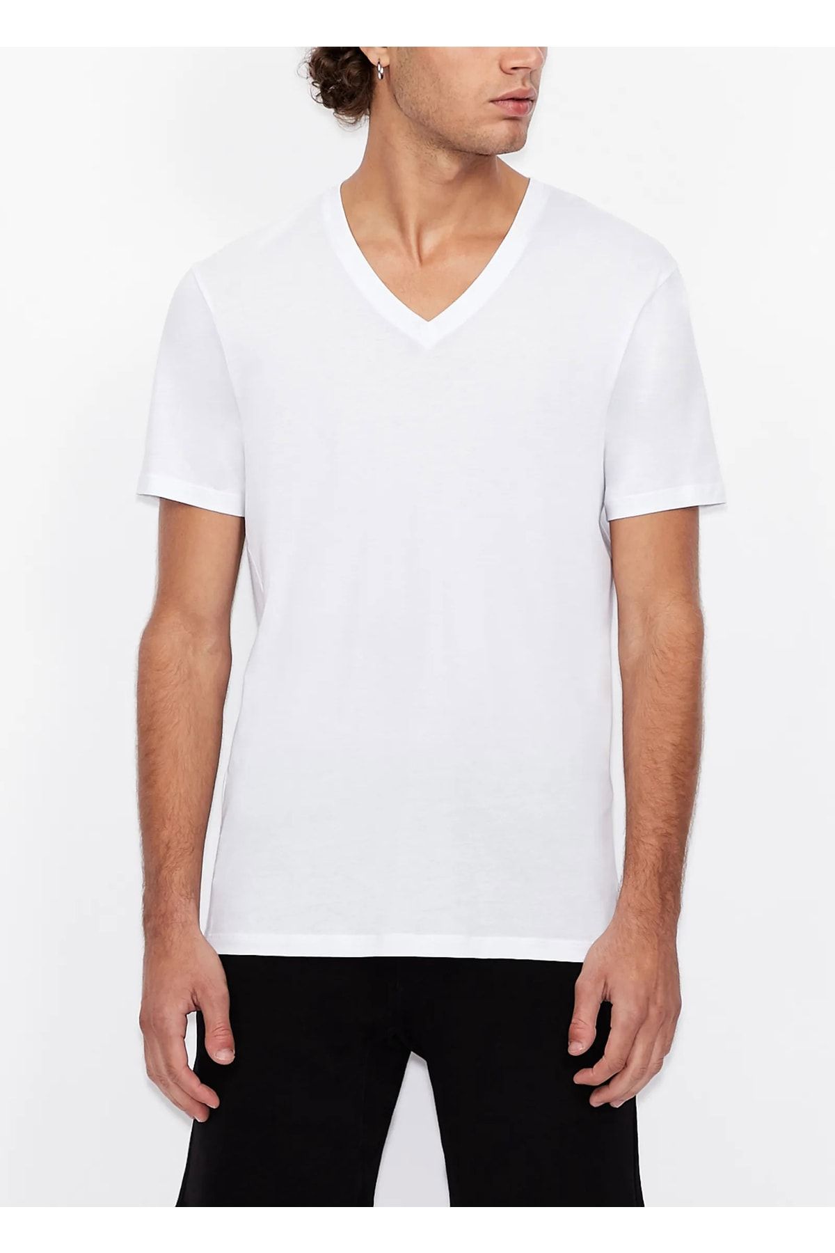 Armani Exchange Men s V Neck T Shirt 8nzt75 U006847 Trendyol