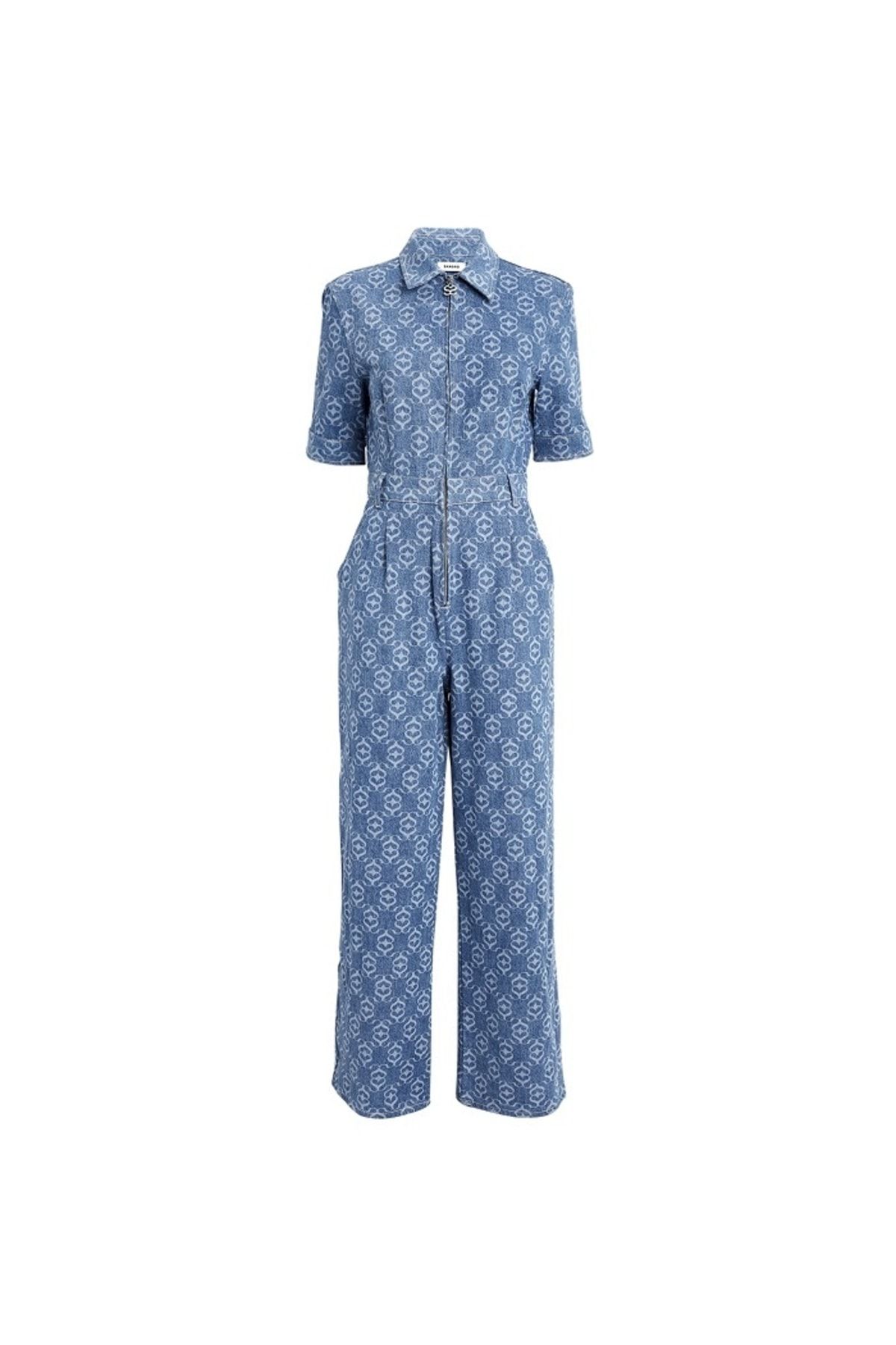 SANDRO Denim Logo Jumpsuit Fiyat Yorumlar Trendyol