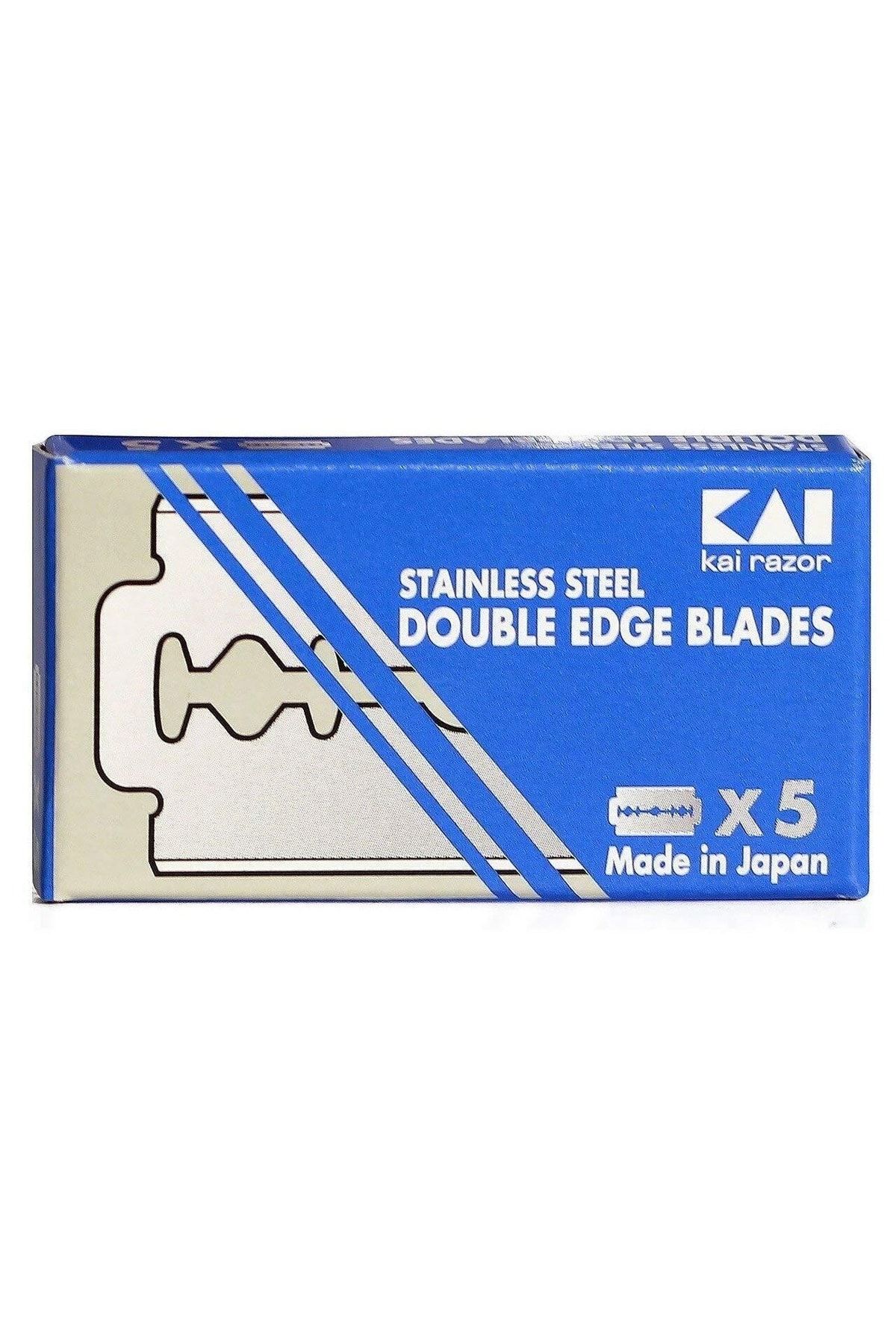 Kai-Japanese Full Razor 180 Pieces Full Leaf Razor Beard Shaving Razor Double Edge Pack of 180 7