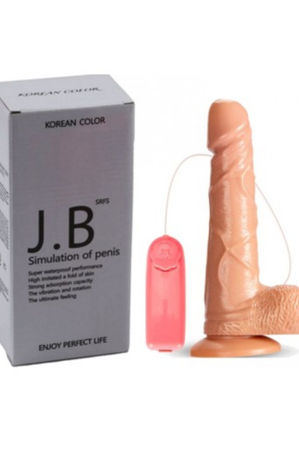 J.b. Titreşimli 19cm Dildo Vibratör 3