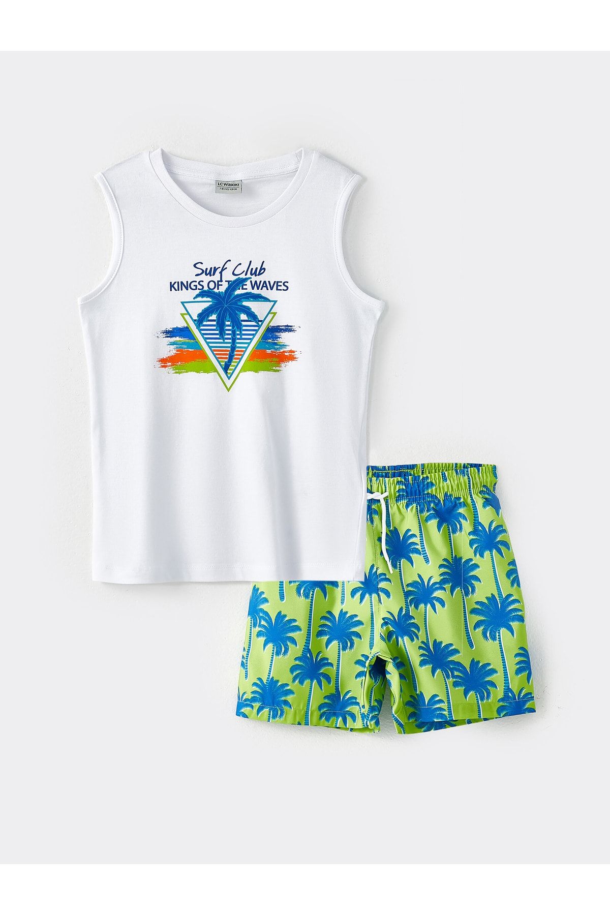 LC Waikiki Zweiteiler Grün Relaxed Fit