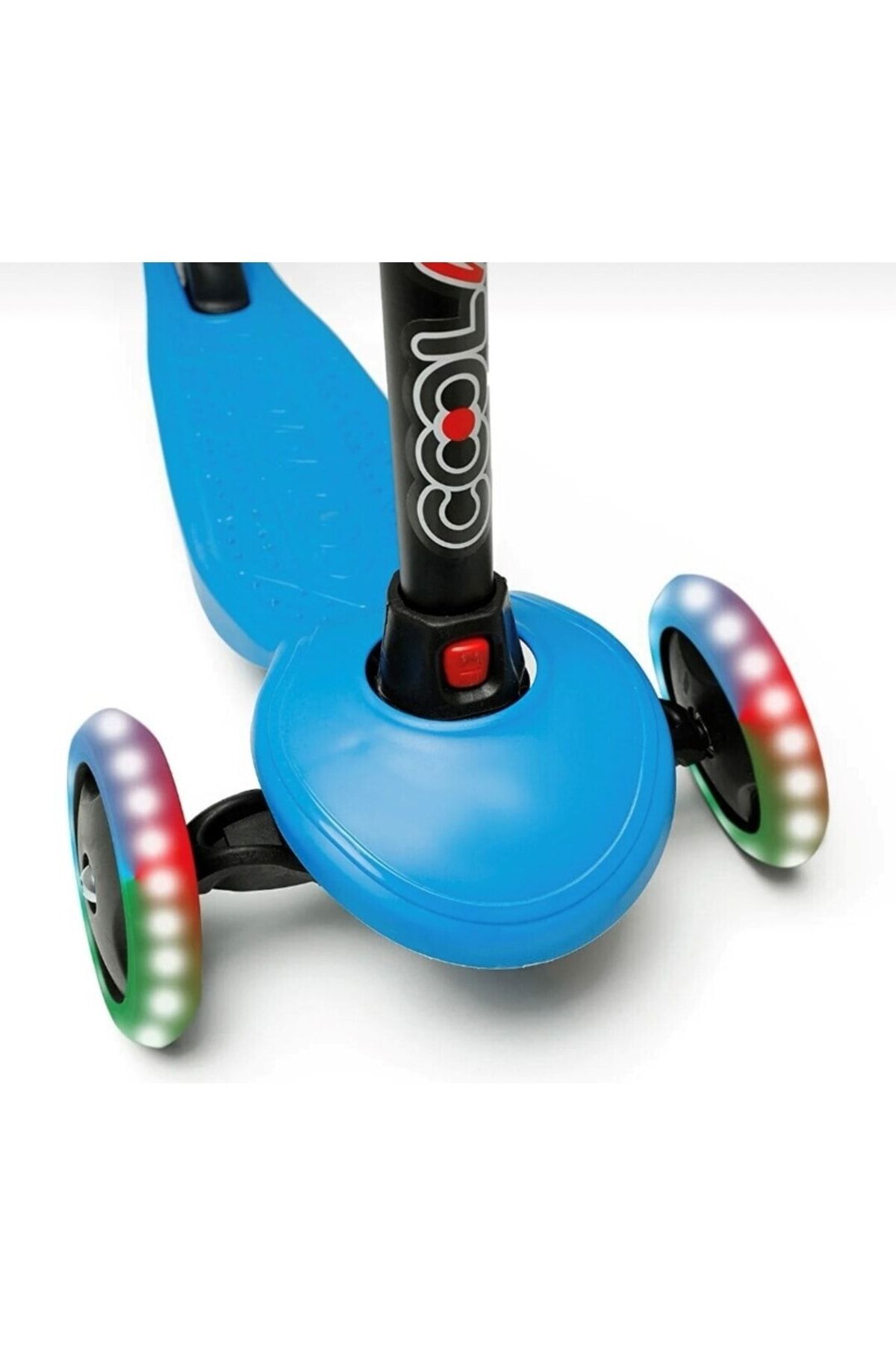 اسکوتر کودکان آبی دخترانه و پسرانه بچگانه 2 فروشگاه Exxpres Wheels Star Light 3 چرخ ان ستاره 4 سن Furkan Toys