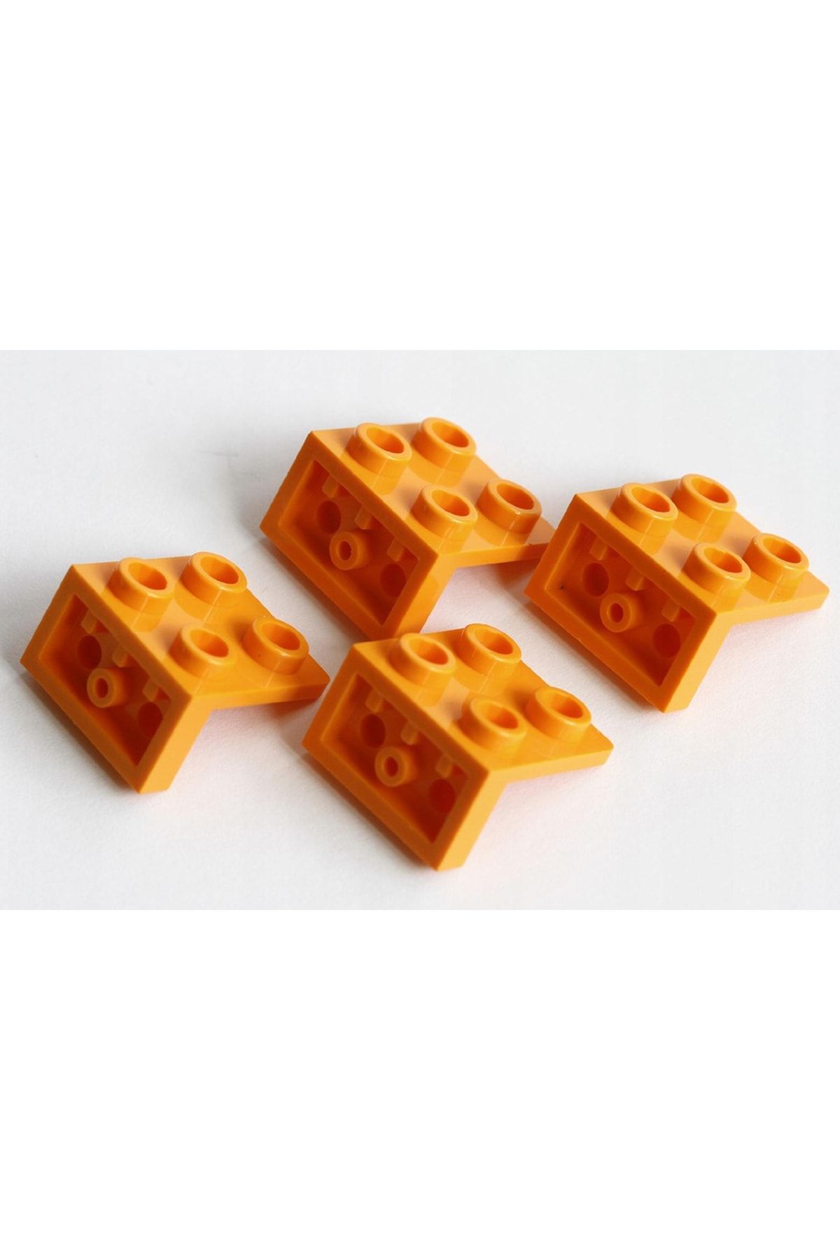 LEGO-دعامة توصيل عكسية أصلية من Creator Moc 1 × 2 - 2 × 2 برتقالية 4 قطع سيتم إرسالها 1