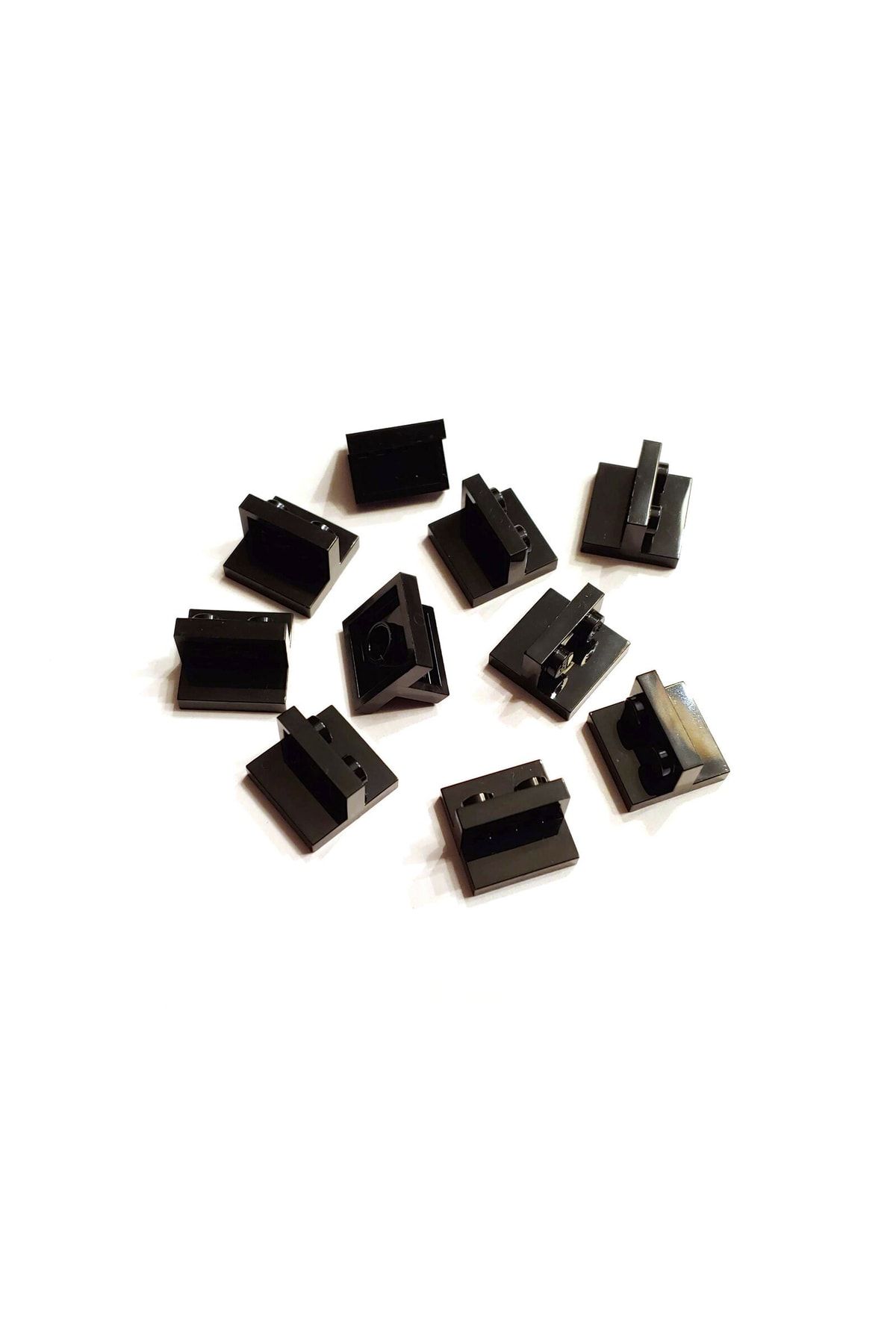 LEGO-Original Creator Accessory Connection Part Bracket 2 X 2 - 1 X 2 Black 4 Pieces Will Be Sent 1