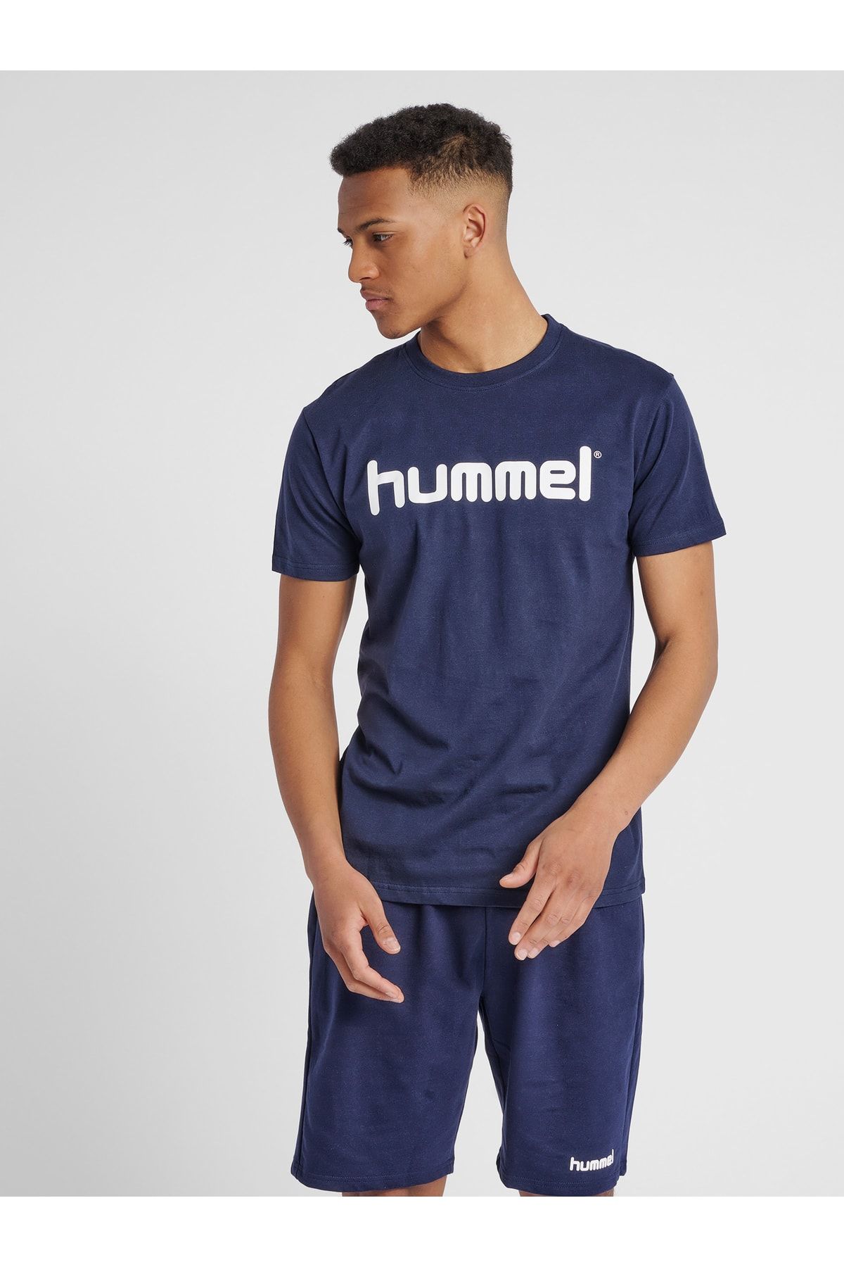 HUMMEL T-Shirt Blau Regular Fit