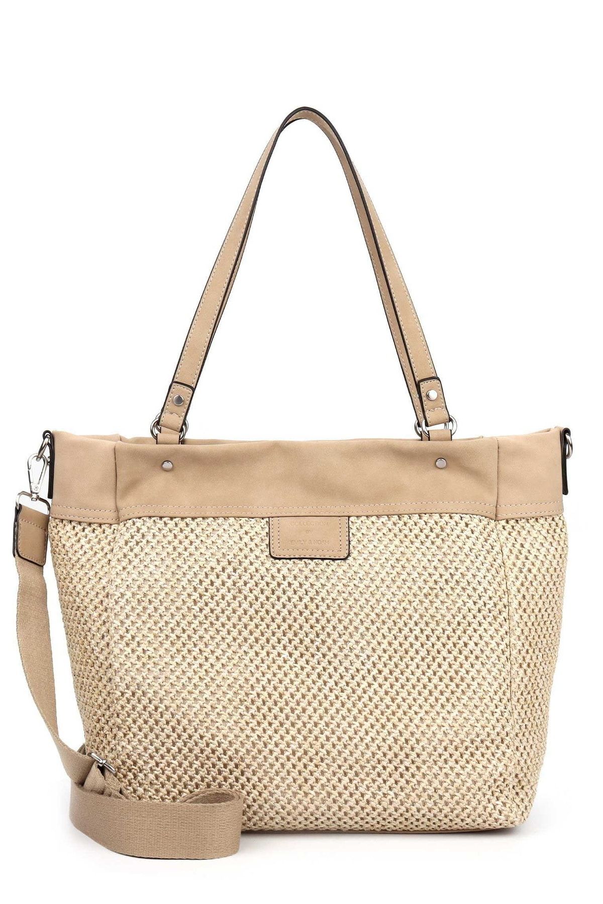 Emily & Noah Handtasche Beige Unifarben