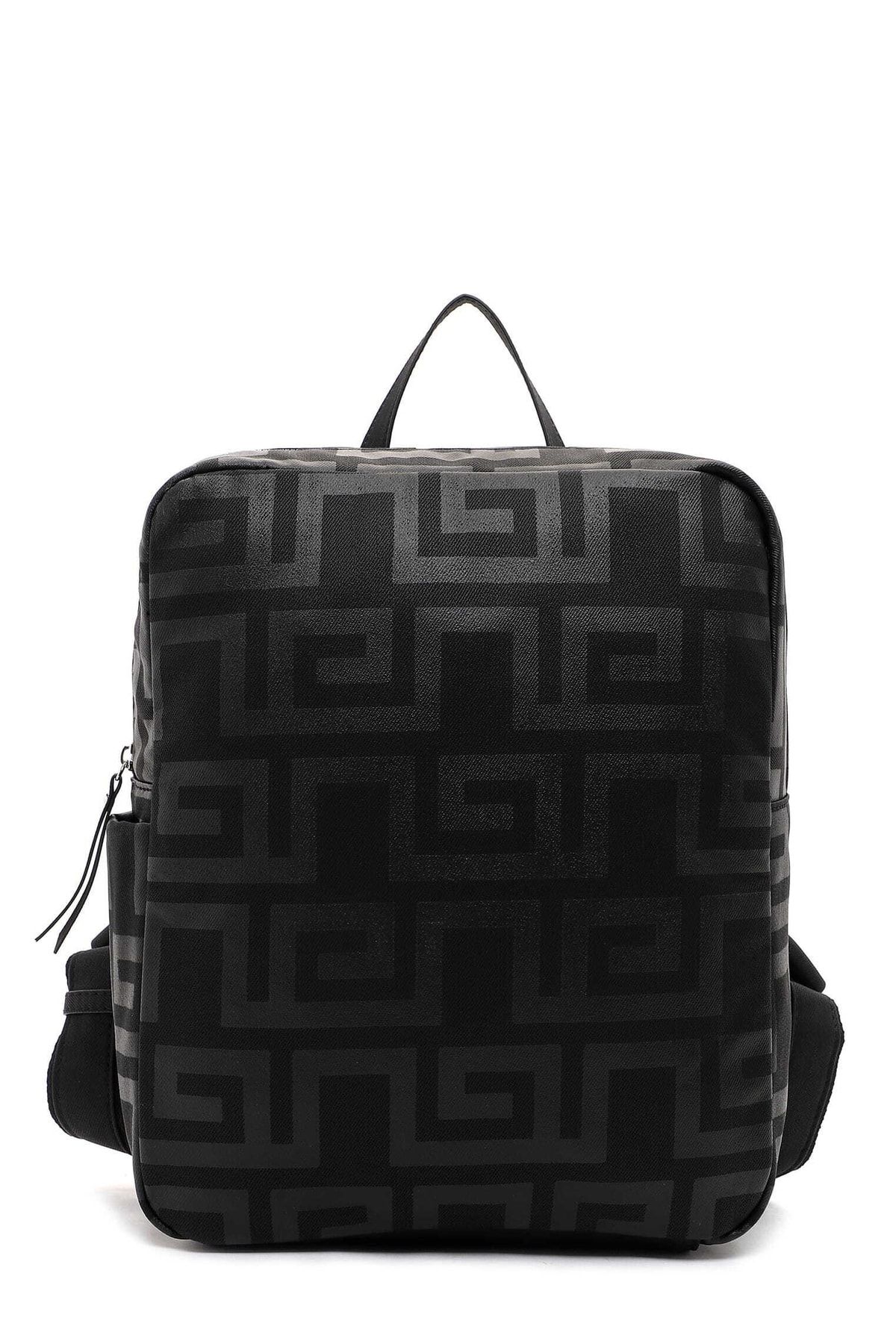 Emily & Noah Rucksack Schwarz Strukturiert