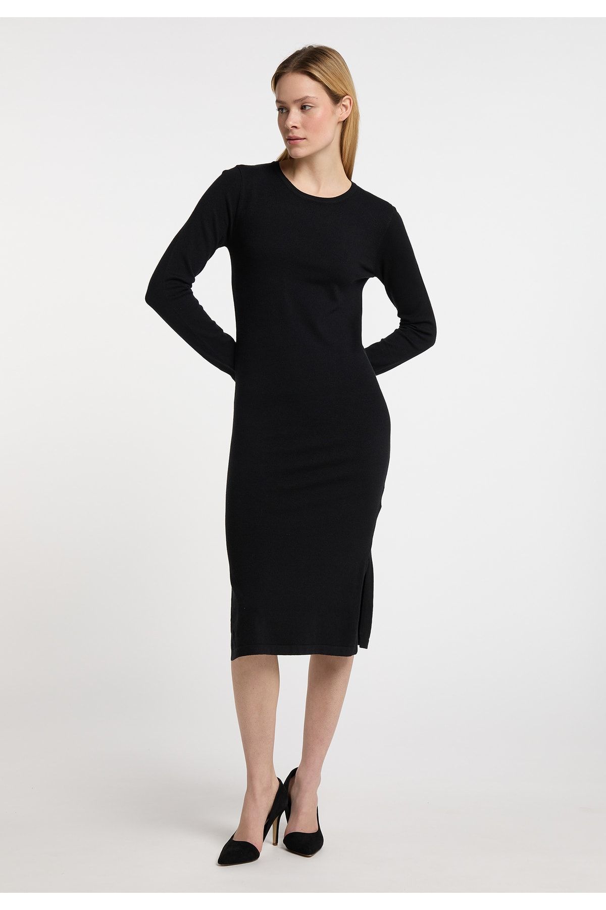 Dreimaster-Design clasic Strickkleid talie 3