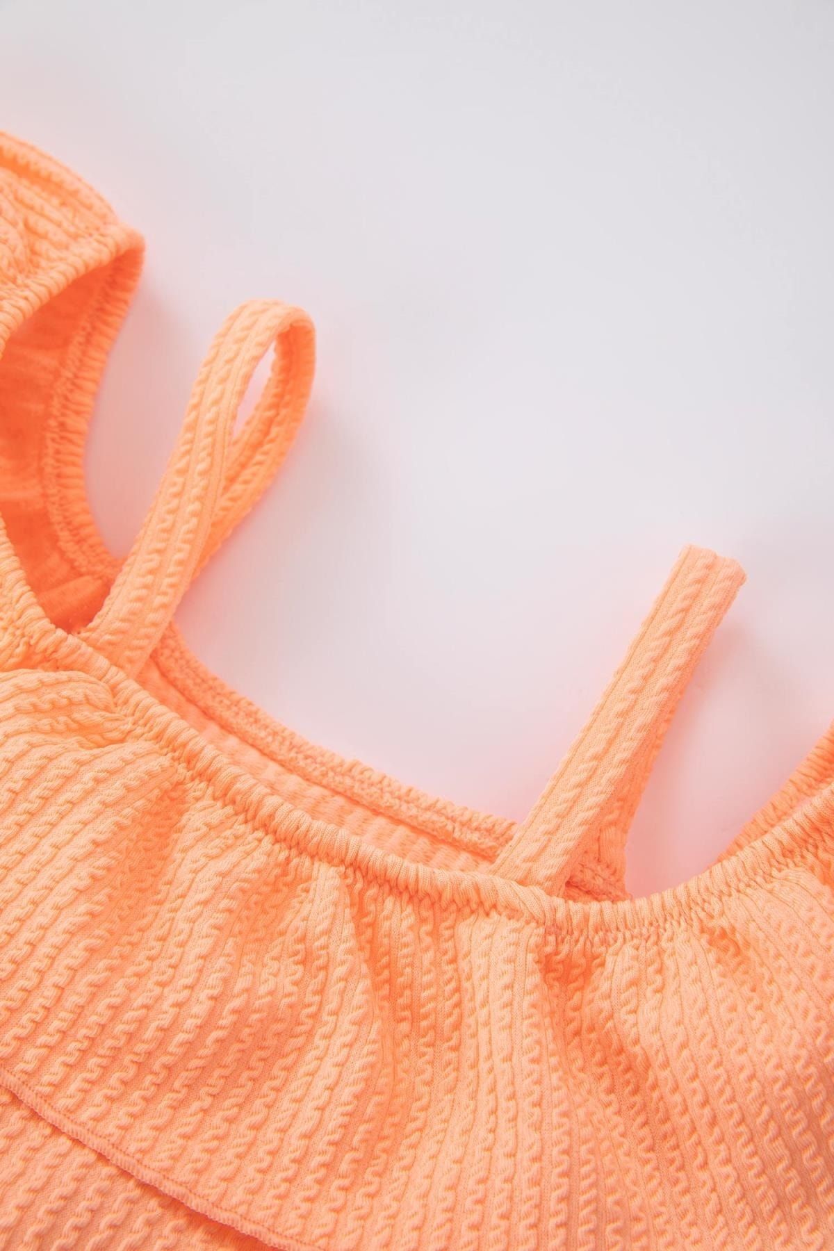 DeFacto Badeanzug Orange Print FR5896