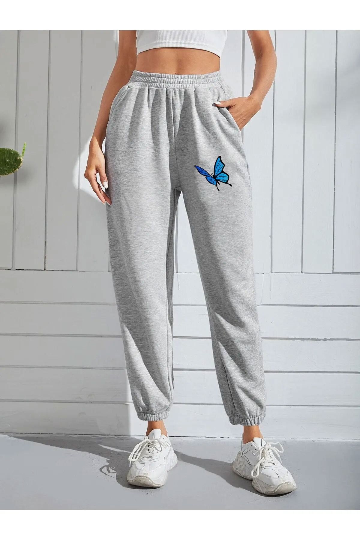 Rex Darius Sweatpants Gray Joggers Trendyol