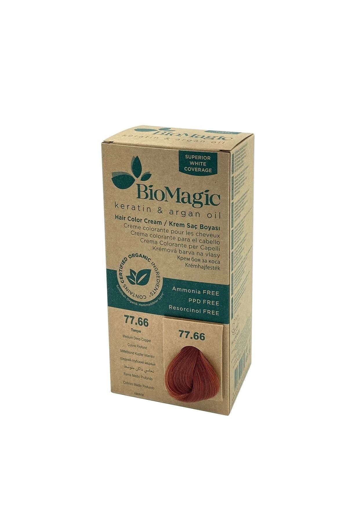 رنگ مو مردانه و زنانه ارگانیک طبیعی 77.66 TARCIN CREAM 60ML ..… .57 BioMagic