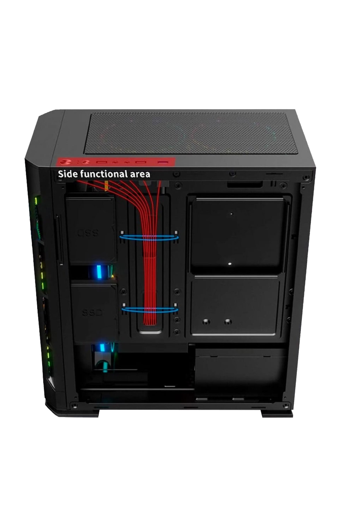Sp38 Ryzen 5 3600 8gb 1 Tb Ssd Rx550 4gb Ekran Kartı Oyuncu Bilgisayar 6
