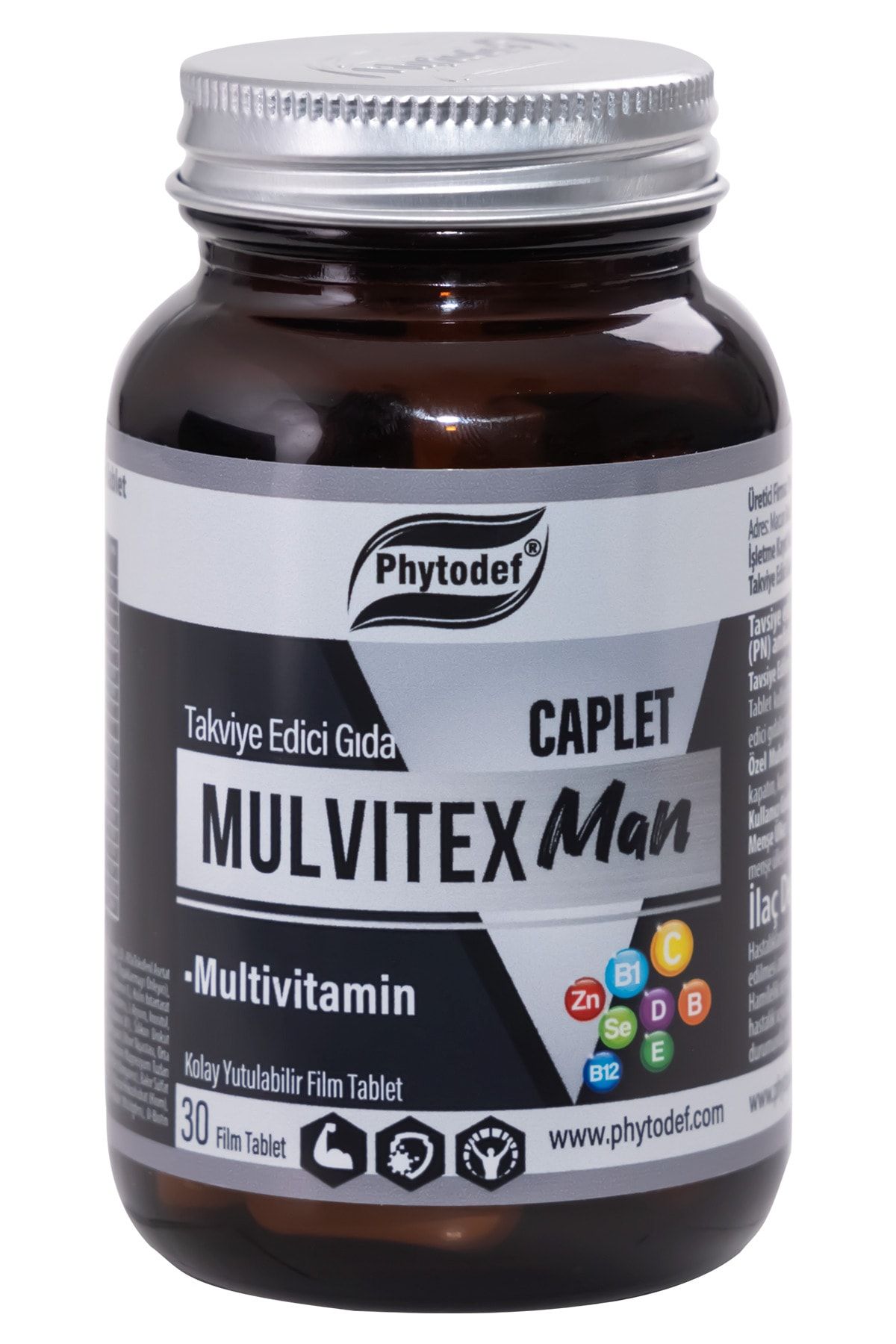 Phytodef Mulvitex Мультивитамины для мужчин - 30 Таблетки PHYTDFFCLLGNTBLT-91