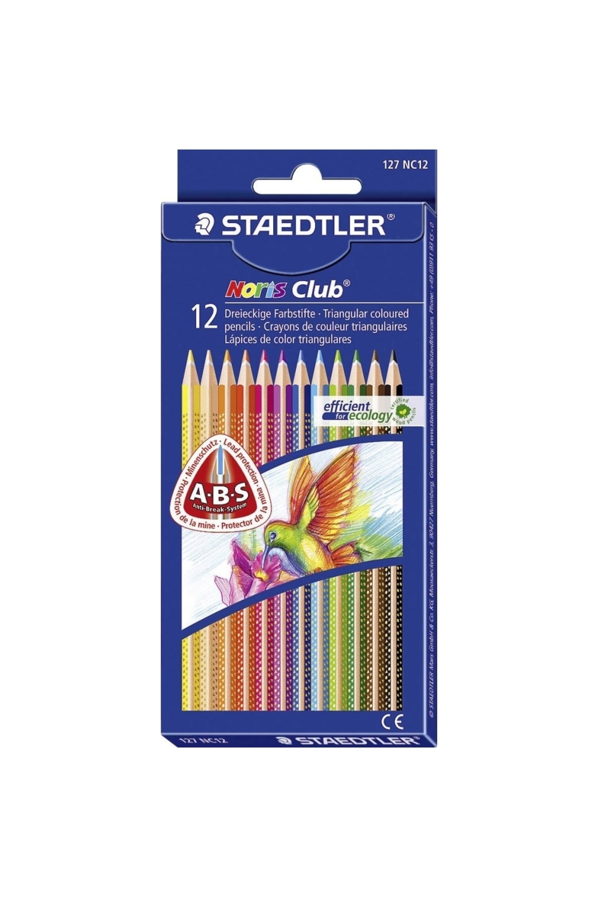 ERD Staedtler 10 Renk Jumbo Kuru Boya Kalemi