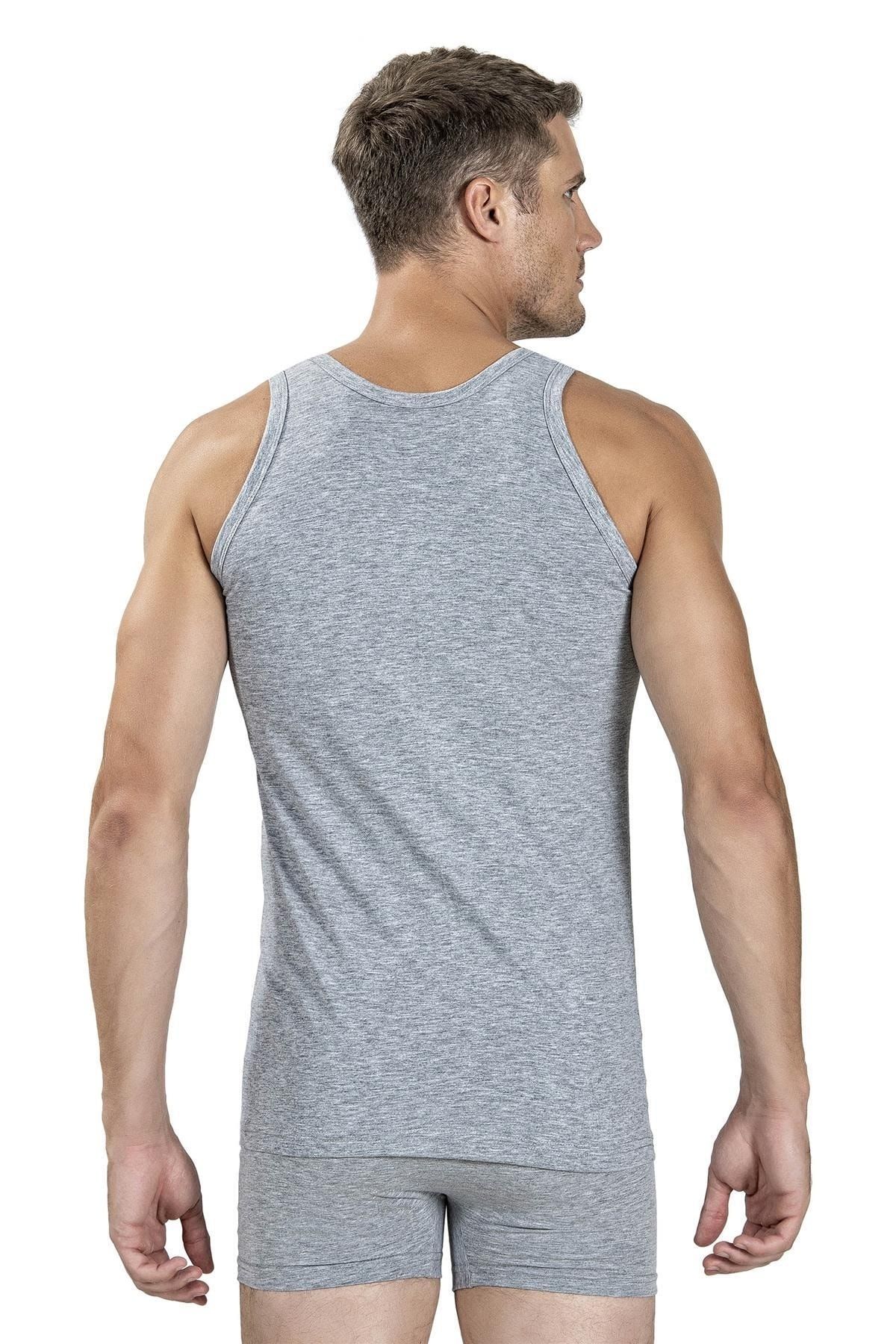 Jiber-Men's Classic Colored Strappy Undershirt 110 - 3 Pieces 2