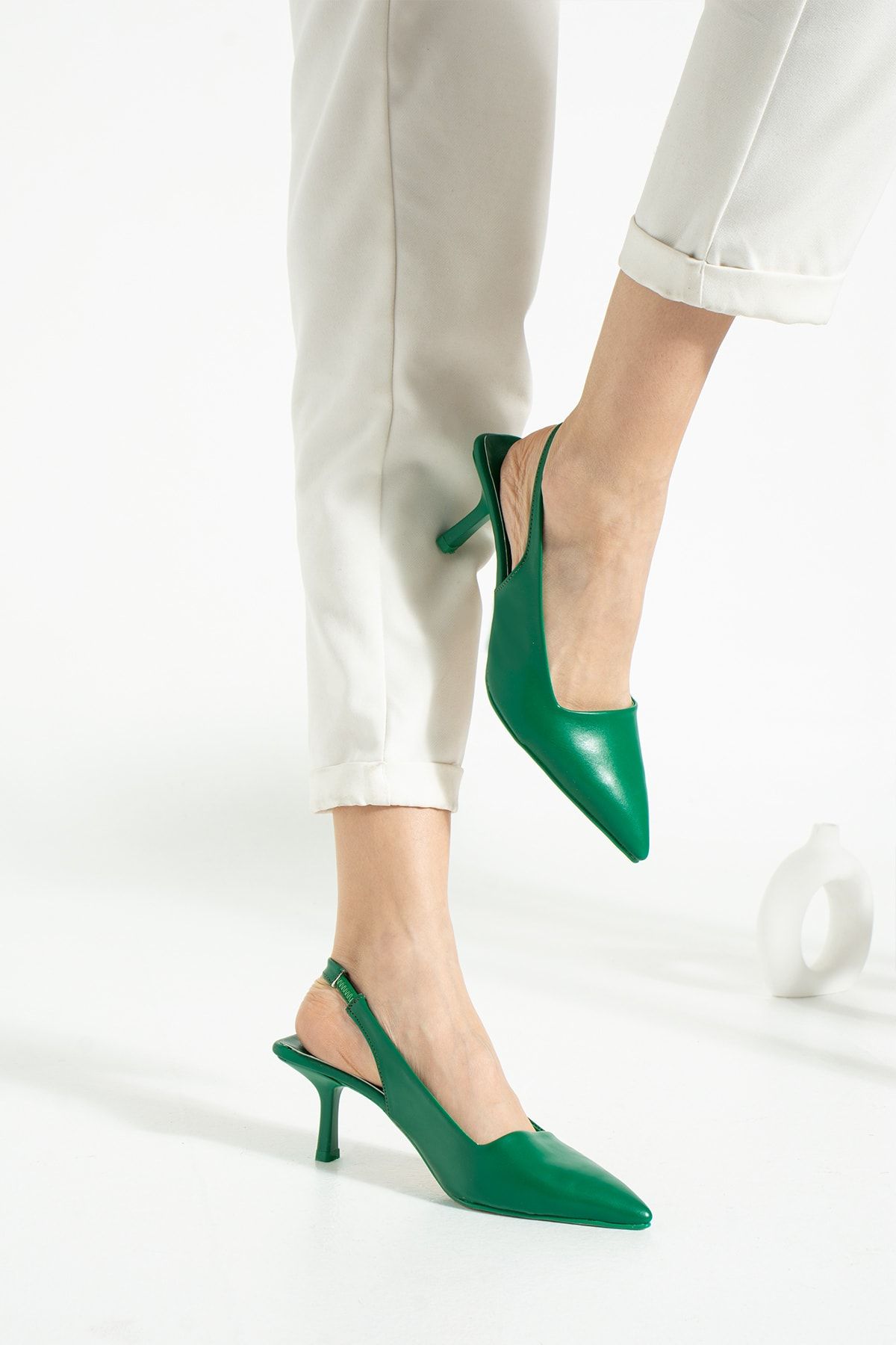 Green 2 inch heels discount