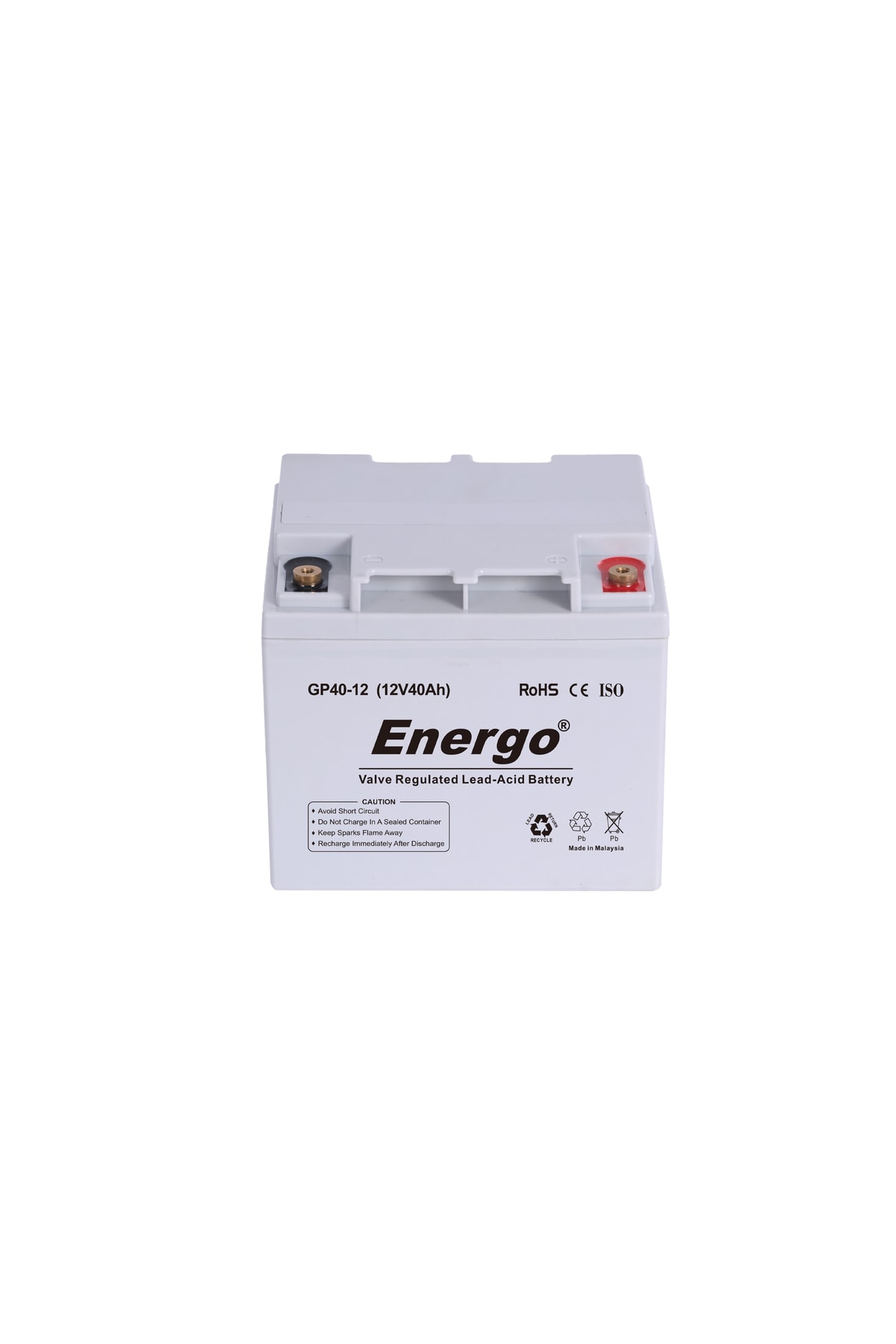 ENERGO Gp40-12 12 Volt 40 Ah Bakımsız Kuru Akü