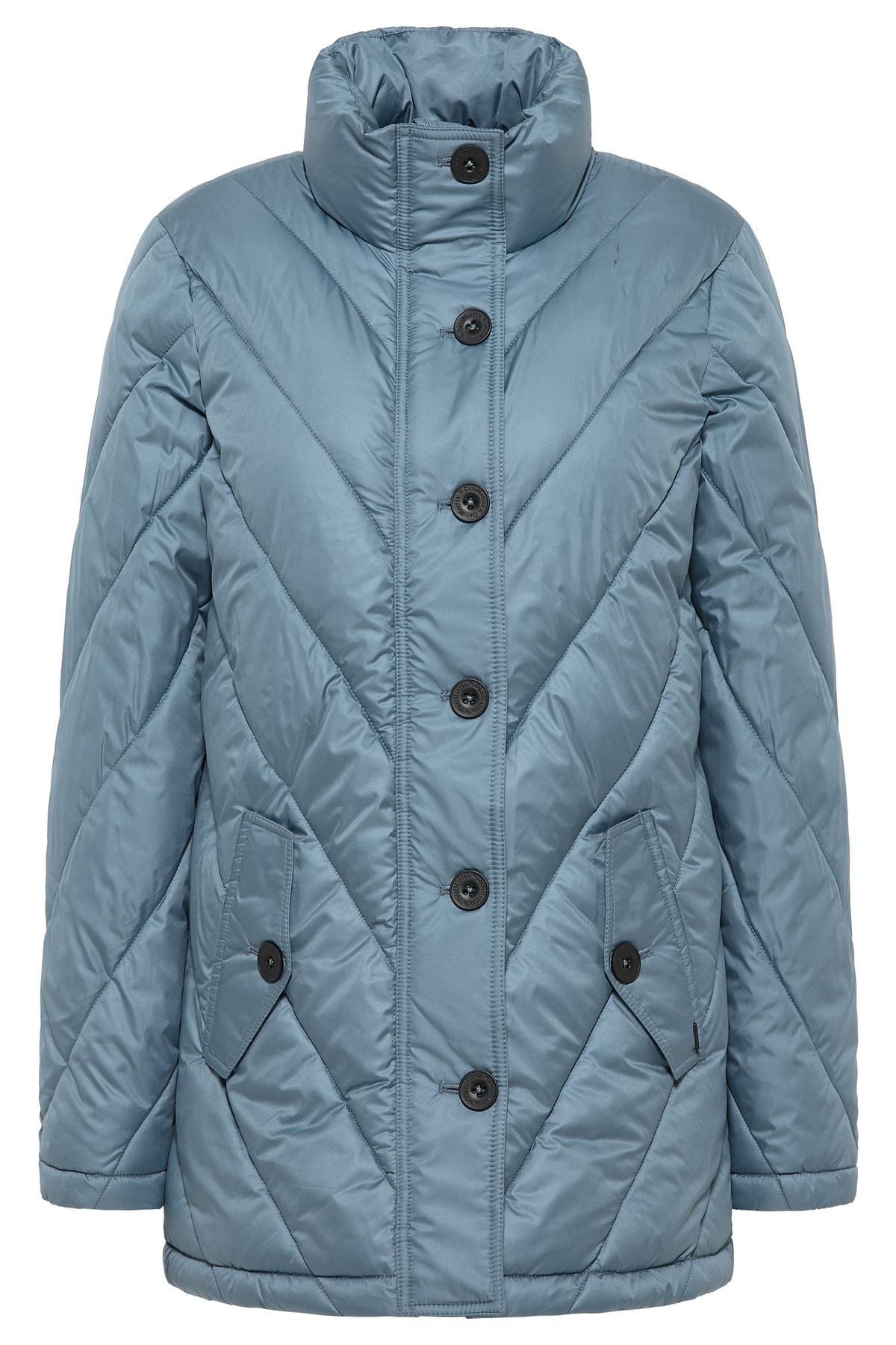 Dreimaster Winterjacke Grau Basic Fast ausverkauft