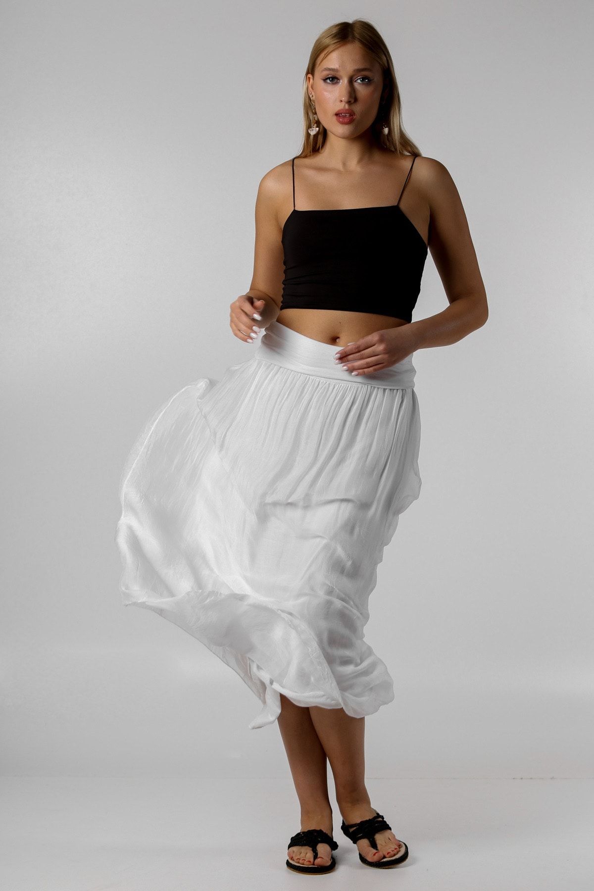 Chiffon hot sale gauze skirt