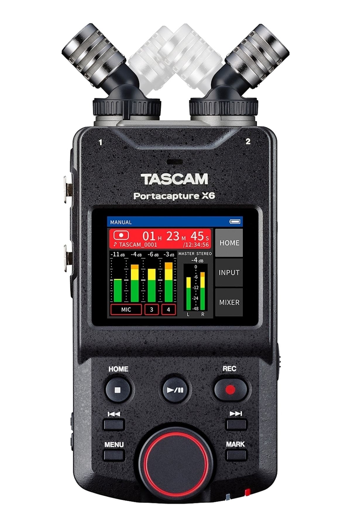 TASCAM-Portacapture X6 Multi-Channel Handheld Recorder with Touch Screen Ak-bt1 with Bluetooth Adapter 2