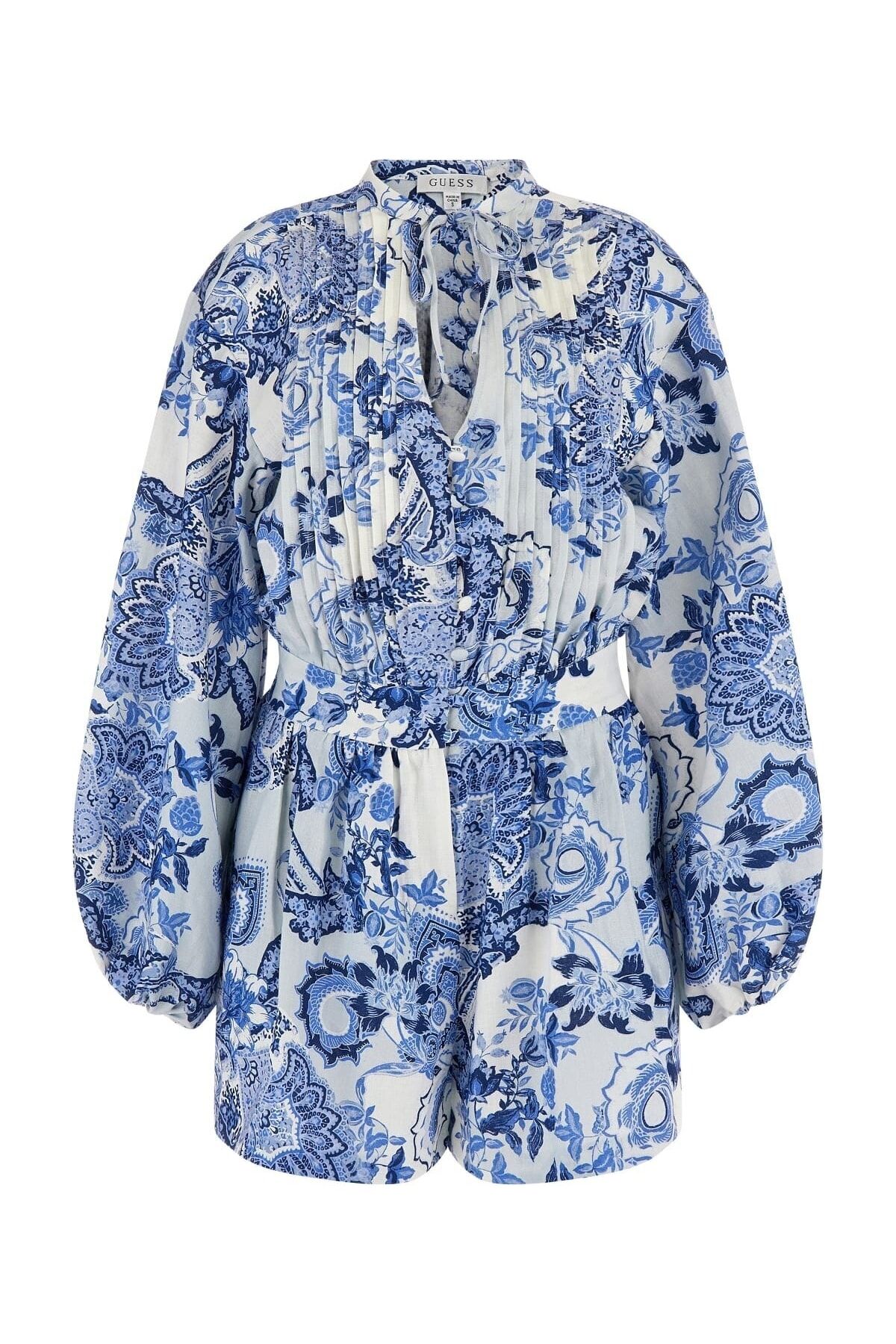 Guess top floral jumpsuit