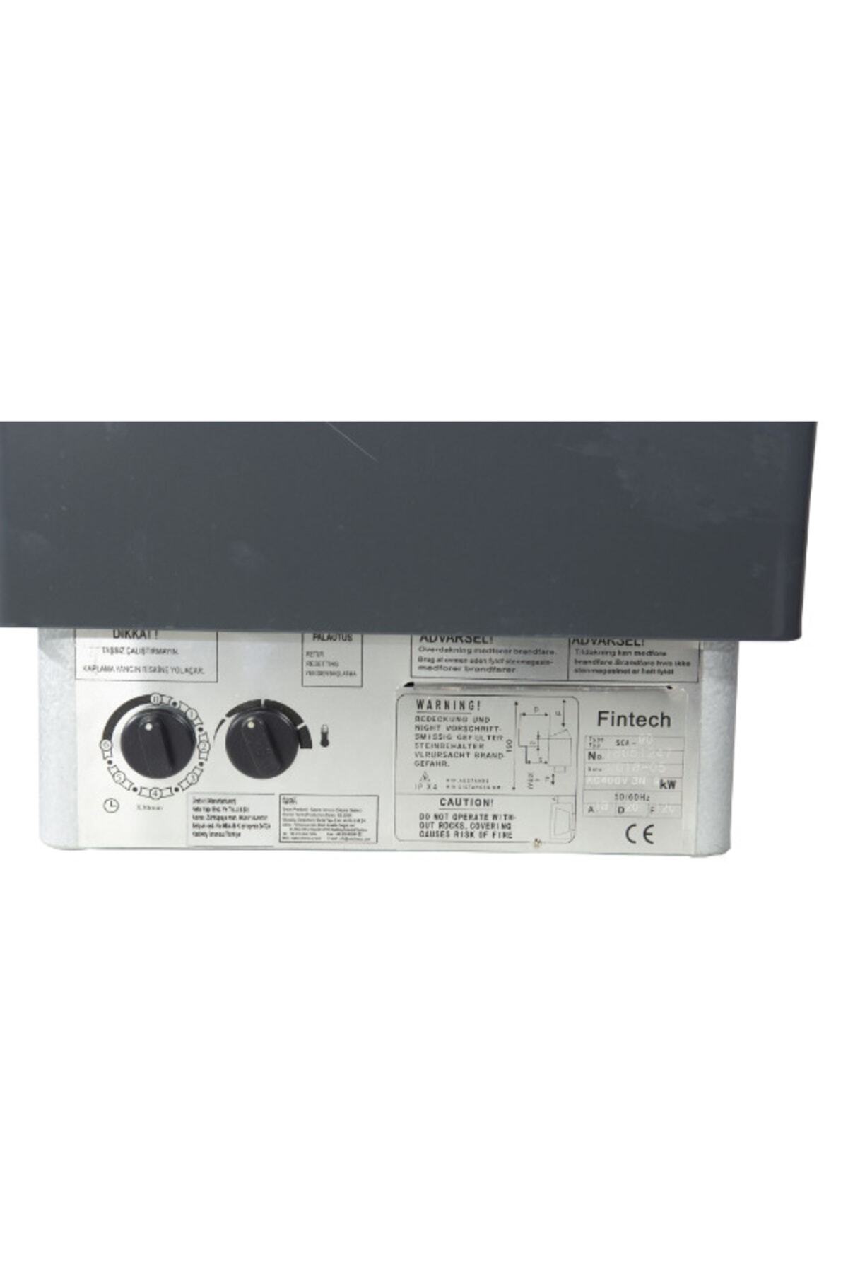 Gövdeden Kumandalı Sauna Sobası Ftn Model 6 Kw 5-9 M3 (20 Kg Taş)- 2
