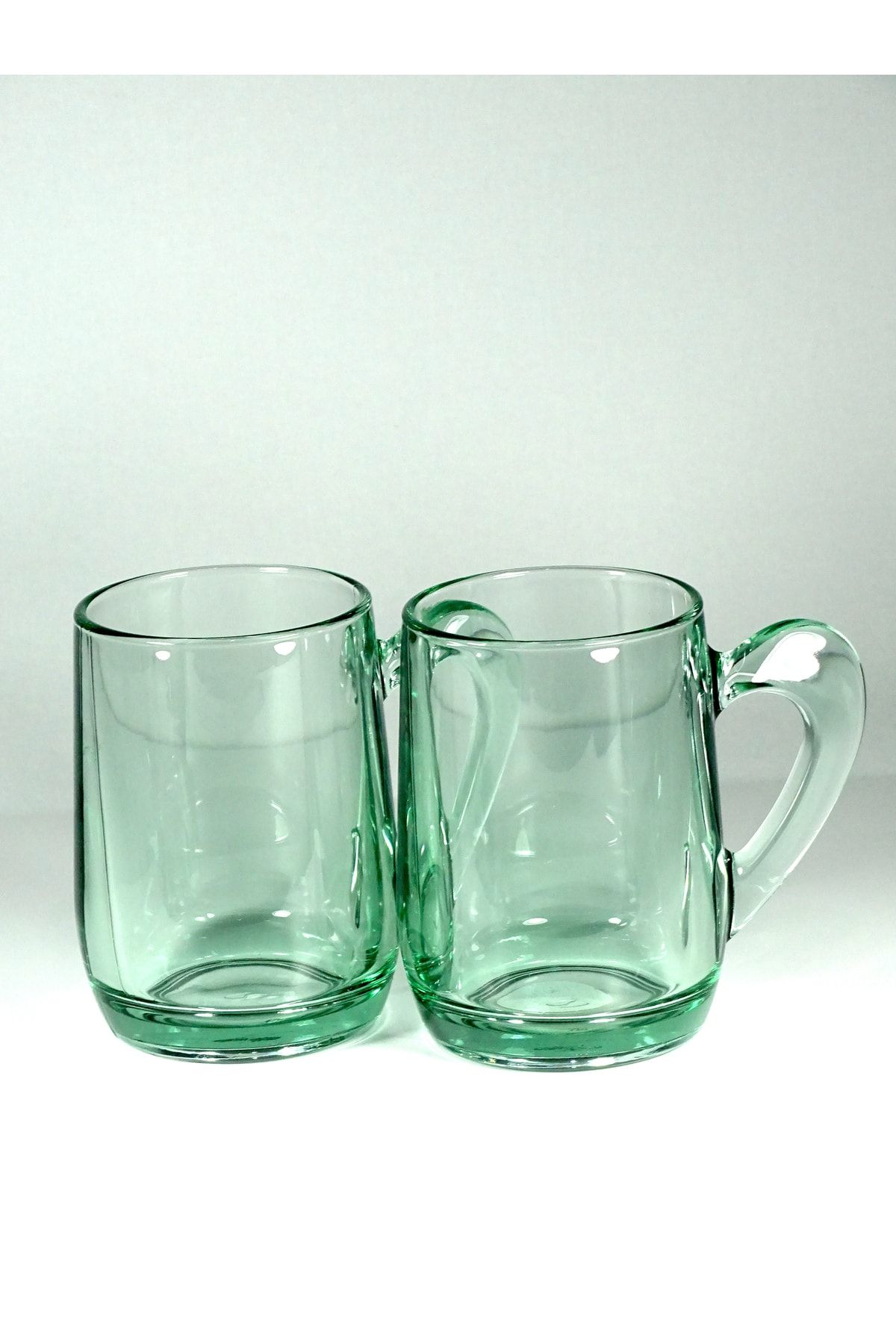 Green clearance glass mugs