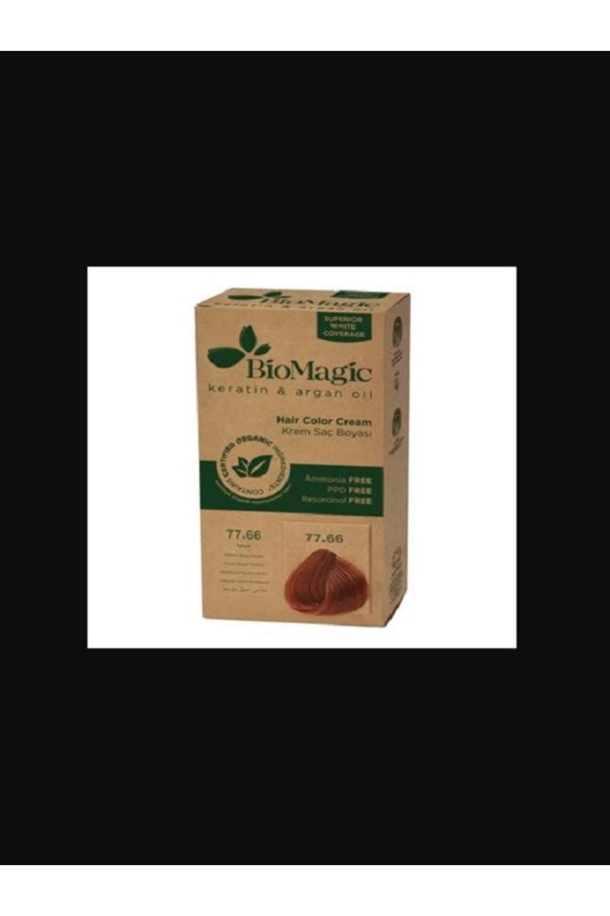 رنگ مو مردانه و زنانه ارگانیک طبیعی 77.66 TARCIN CREAM DYE CINNAMON 60 ML… .14 BioMagic