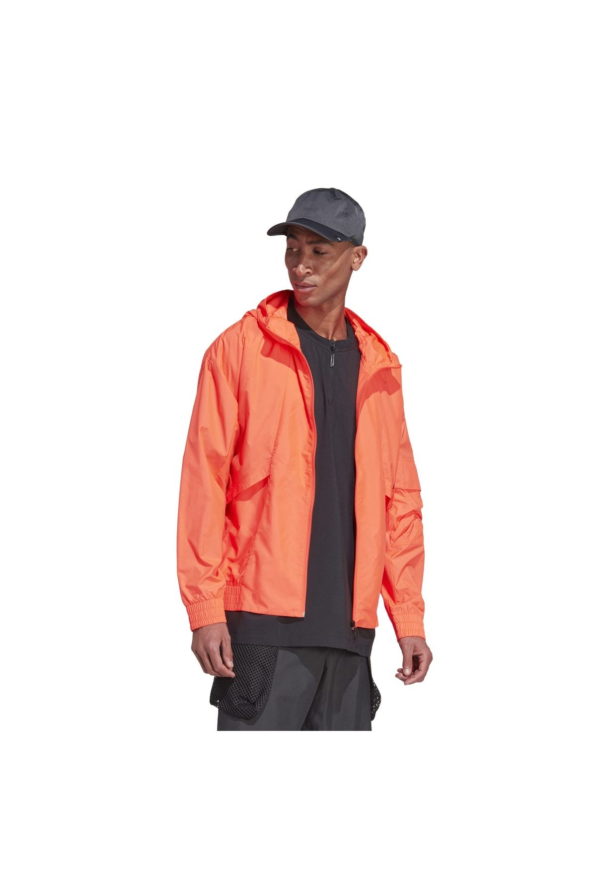 Adidas jacket sales orange