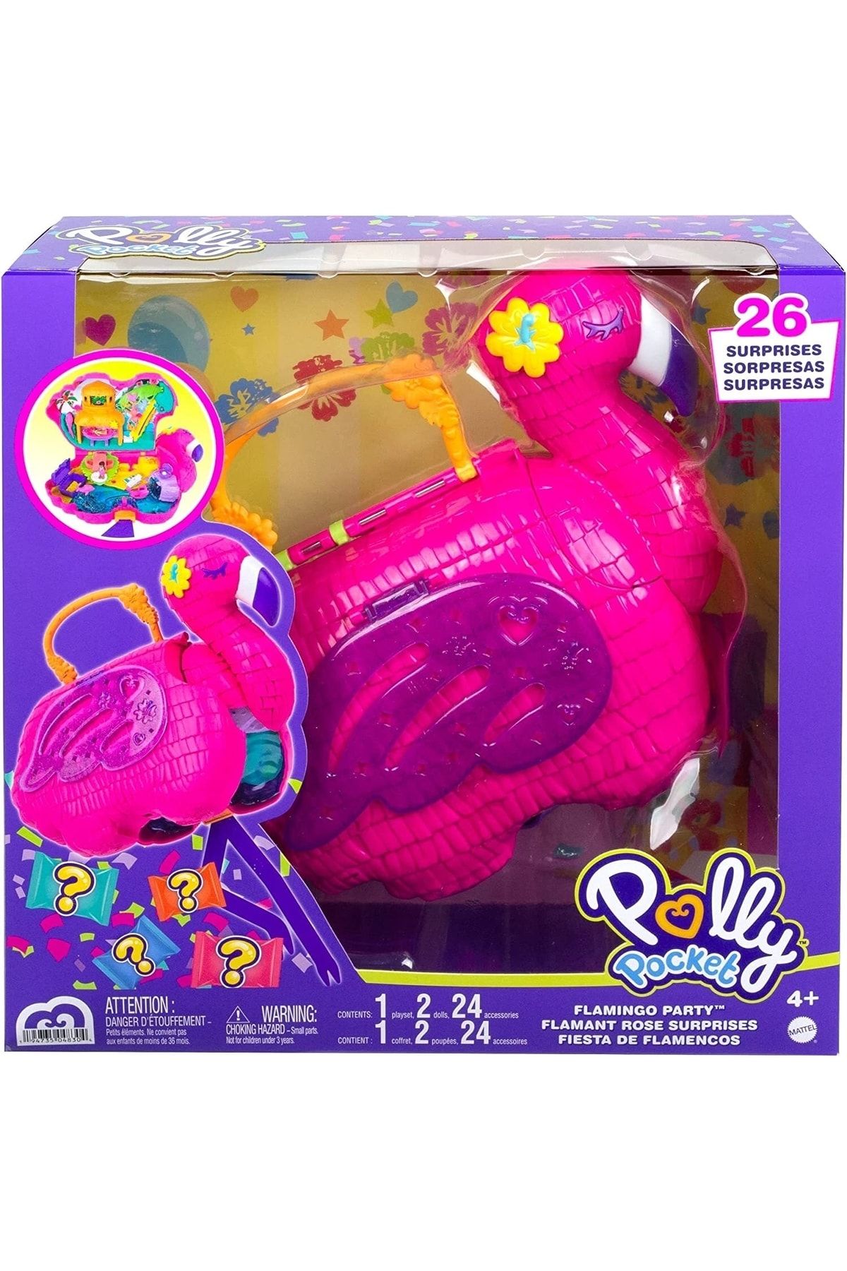 Polly pocket flamingo set on sale