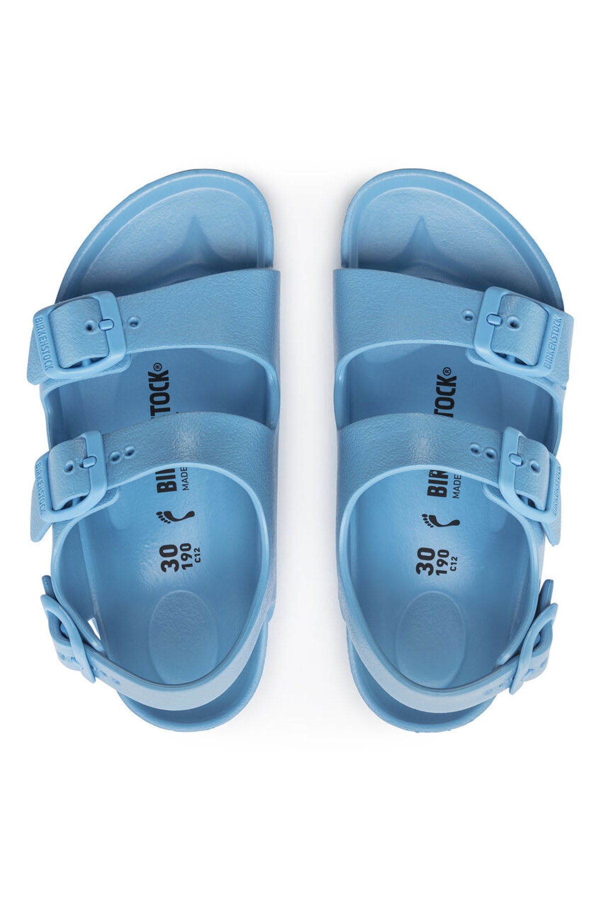 دمپایی بیرکن استاک پسرانه اوا آبی لایسنس دار- تحت لیسانس راسته      کژوال/روزمره | Birkenstock 1024604 CN - تصویر 6