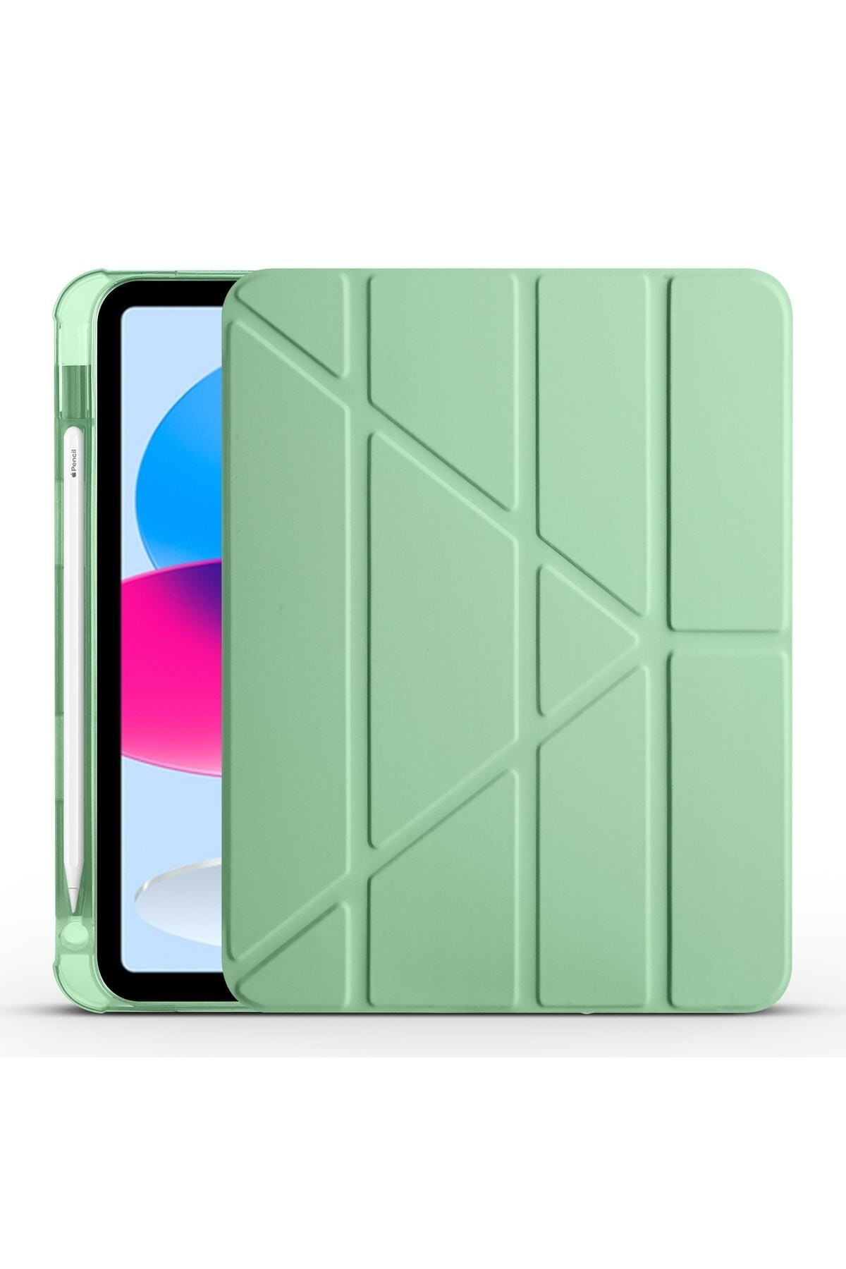 For Apple iPad 10.9 2022 (10th generation) Soft Protective Silicone Case with Pen Compartment on the Back