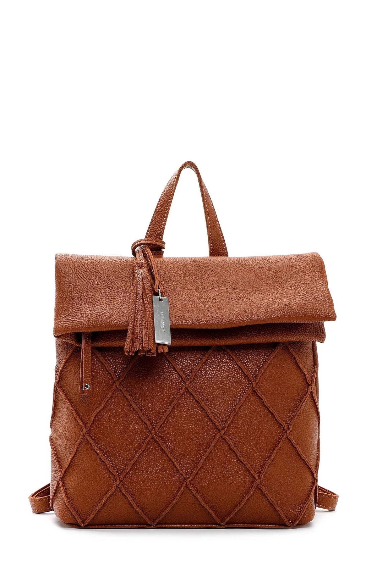 SURI FREY Rucksack Braun Unifarben
