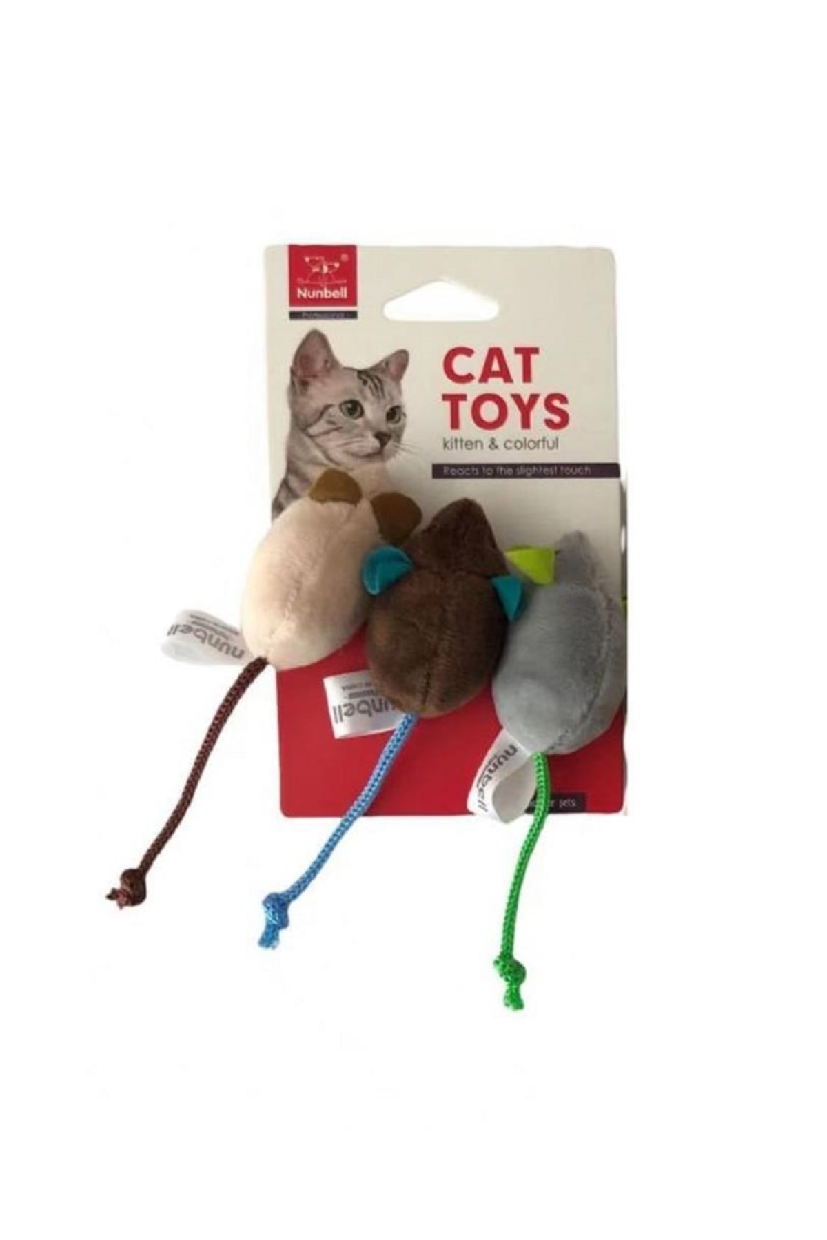 Nunbell Renkli Fare 3'lü